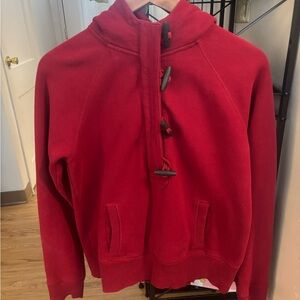 GAP Crimson Hoodie with Toggle Accents
